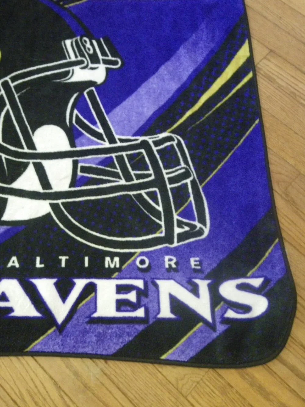 Baltimore Ravens NFL Football Microfiber Throw Blanket Tailgating Stadium
